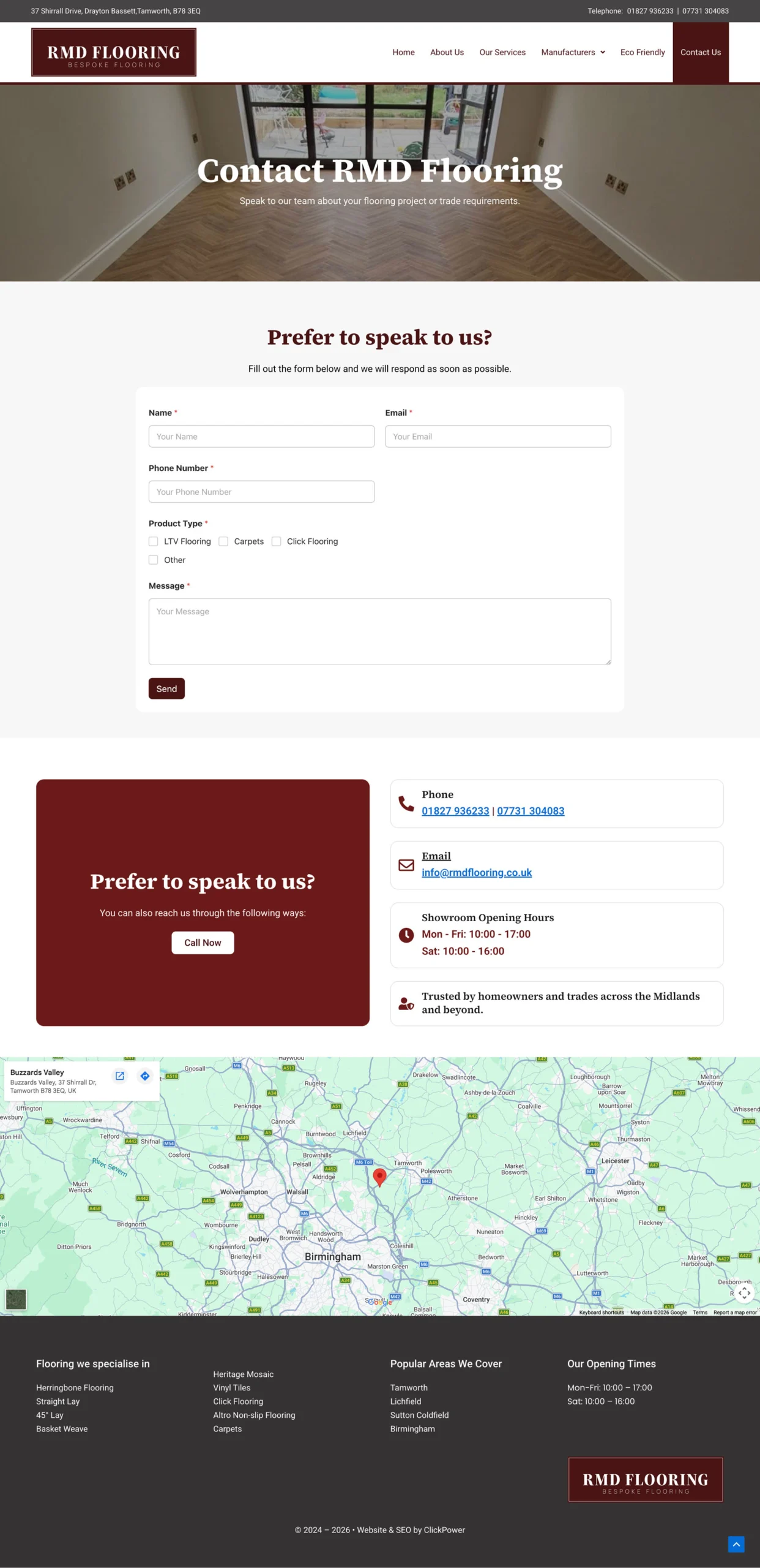 Web development tamworth